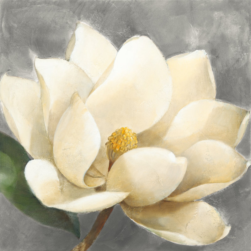 Magnolia Blossom by Albena Hristova - Wrapped Canvas Painting, 76cm H x 76cm W x 3.8cm D