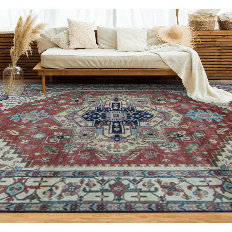 Oriental Area Rug, Rectangle 6' x 9'