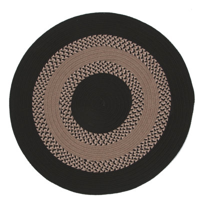 Tapis réversible en mélange de laine Schœnock - Noir