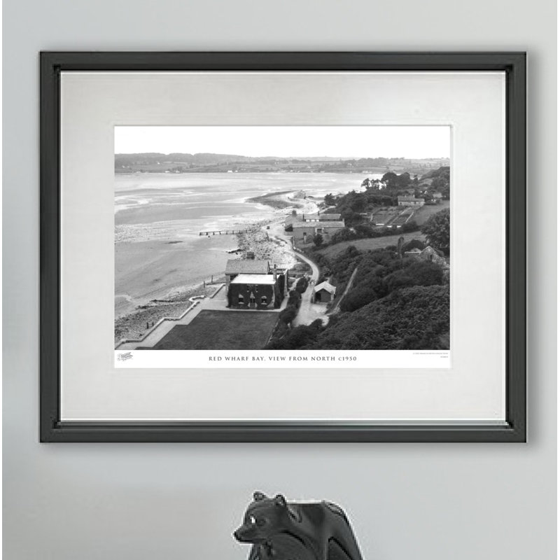 Red Wharf Bay, View From North C1950 by Francis Frith - Single Picture Frame Print, 40cm H x 50cm W x 2.3cm D