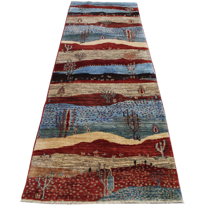 One-of-a-Kind 2'6" X 7'10" Flatweave Area Rug