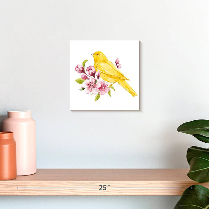 Crowle Sunny Bird, 10" H x 10" W