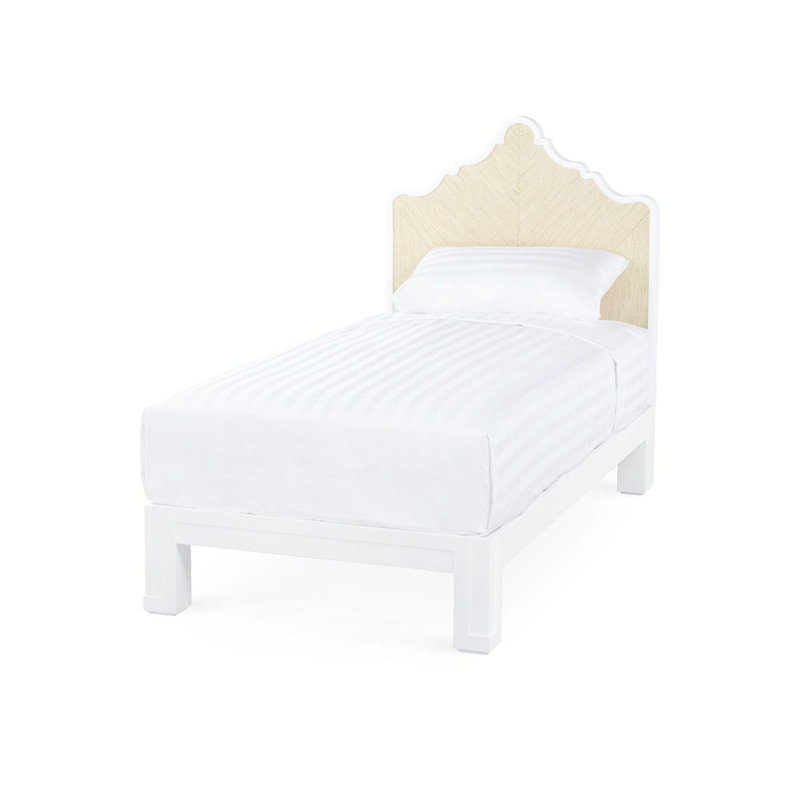 Victoria Scalloped Bed, Twin