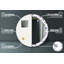 Huldar Glass Flat Wall Mirror