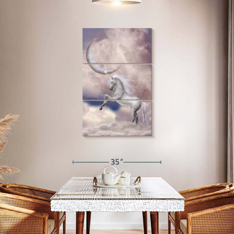 Kelan Unicorn Fantasy, 57" H x 36" W