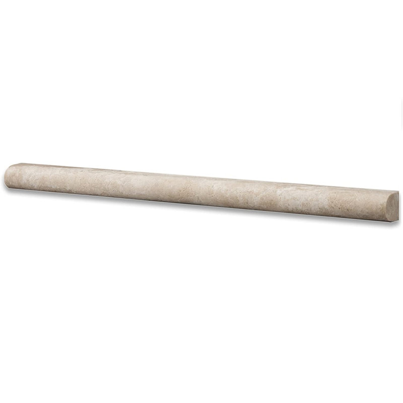 Durango Cross Cut 3/4" x 12" Bullnose Travertine Look Wall Liner