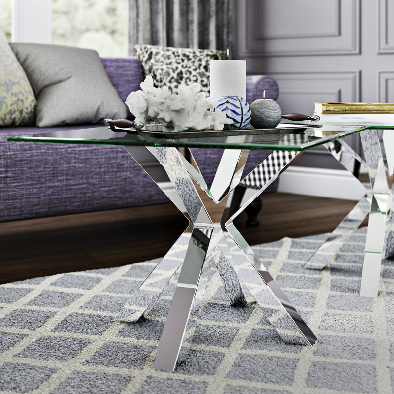Lorelei Cross Legs Coffee Table