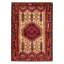 Tapis en laine crème unique 4 pi 4 po x 6 pi 4 po Andelz