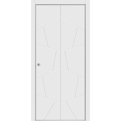 Panelled Wood Planum Bi-Fold Door