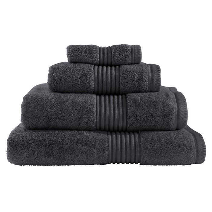 Zero Twist Hand Towel, 127cm H x 70cm W, Slate