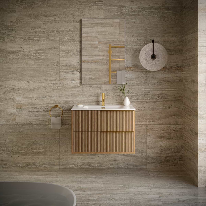 Nashville White 24X48 Matte Porcelain Tile, Beige