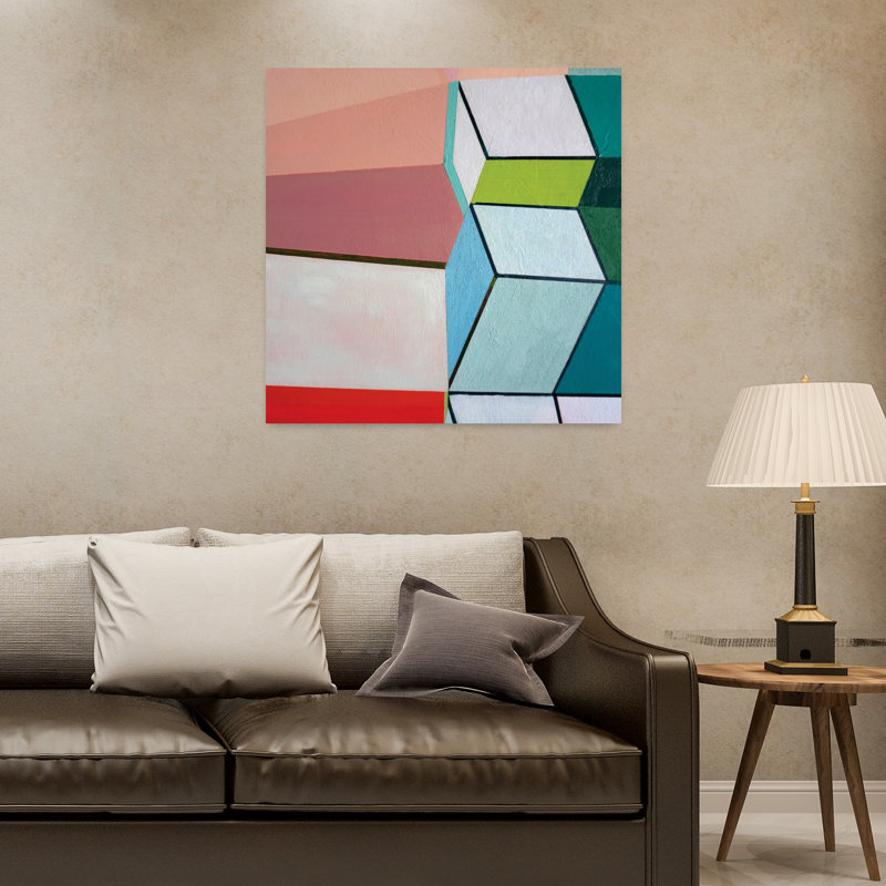 Angles No. 2 Abstract Modern Art, 32" H x 32" W