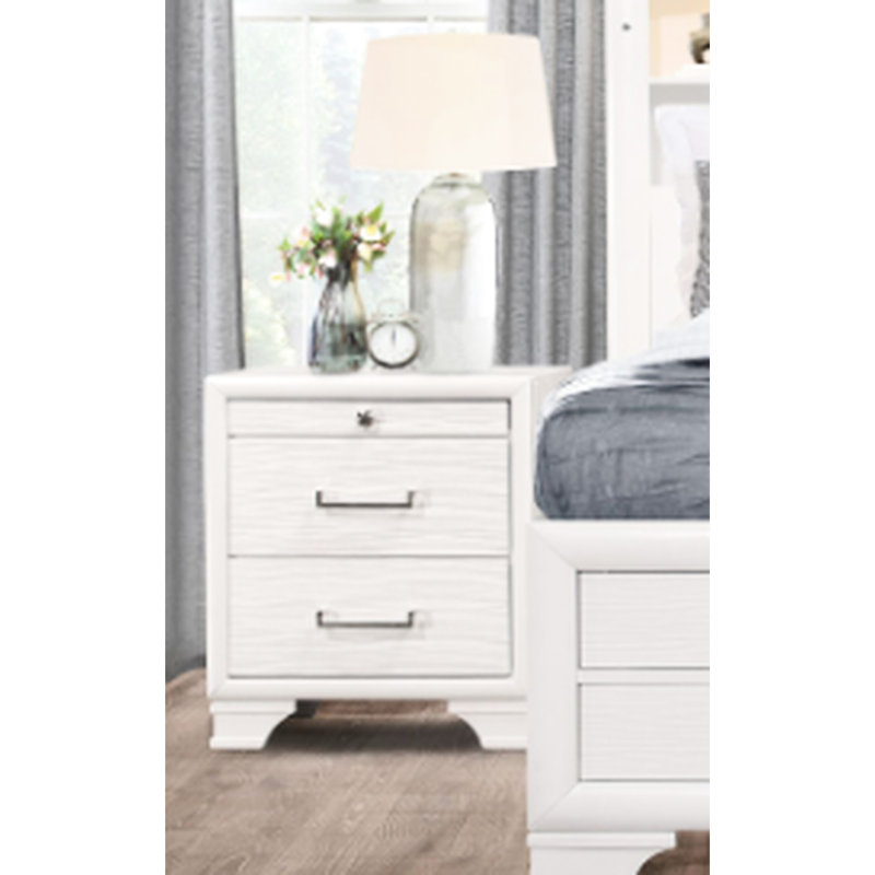 Table de chevet blanche avec espace - intérieur de 18 x 13 5H, poids de 50,72 lb, bois massif + intérieur blanc et largeur 22, 41,9 lb, intérieur