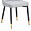 Ensemble de table et de chaises Table de salle à manger 67,75 po en bois aggloméré à grain de bois, jumelée à 8 chaises avec coussins en polyuréthane et pieds en métal-297942965-297942967