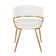 Jie Faux Leather Upholstered Metal Side Chair