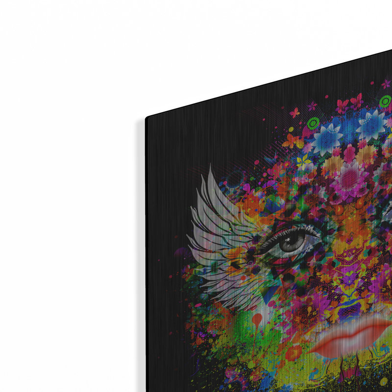 Art mural en métal Trinx «Phoenix»,, H 12 po x l 12 po