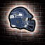NFL LED Helmet Shaped Lighted Wall Sign-73091937