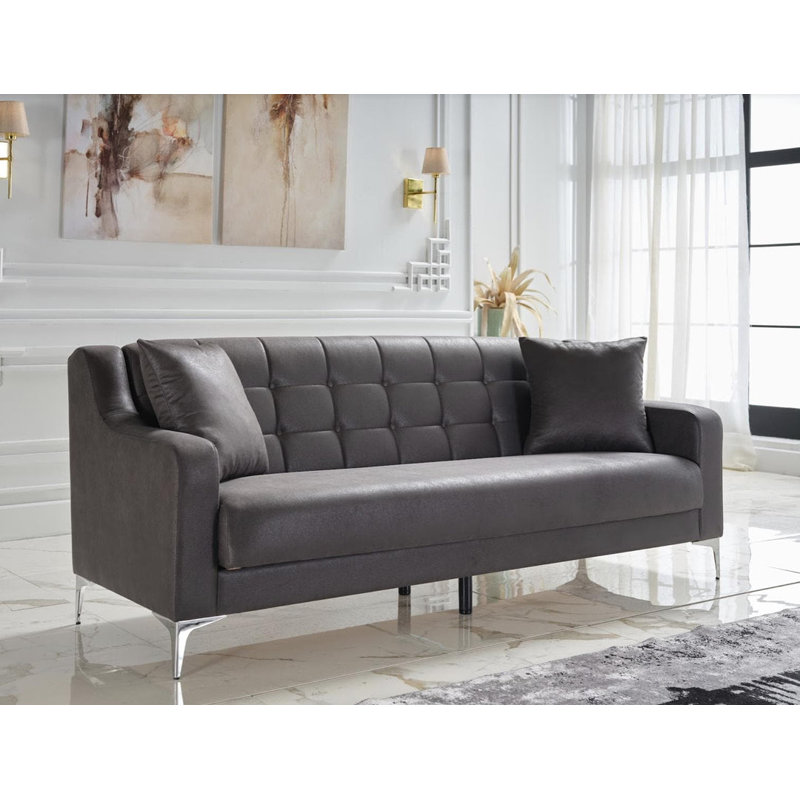 Khalif 86.6'' Upholstered Convertible Sofa