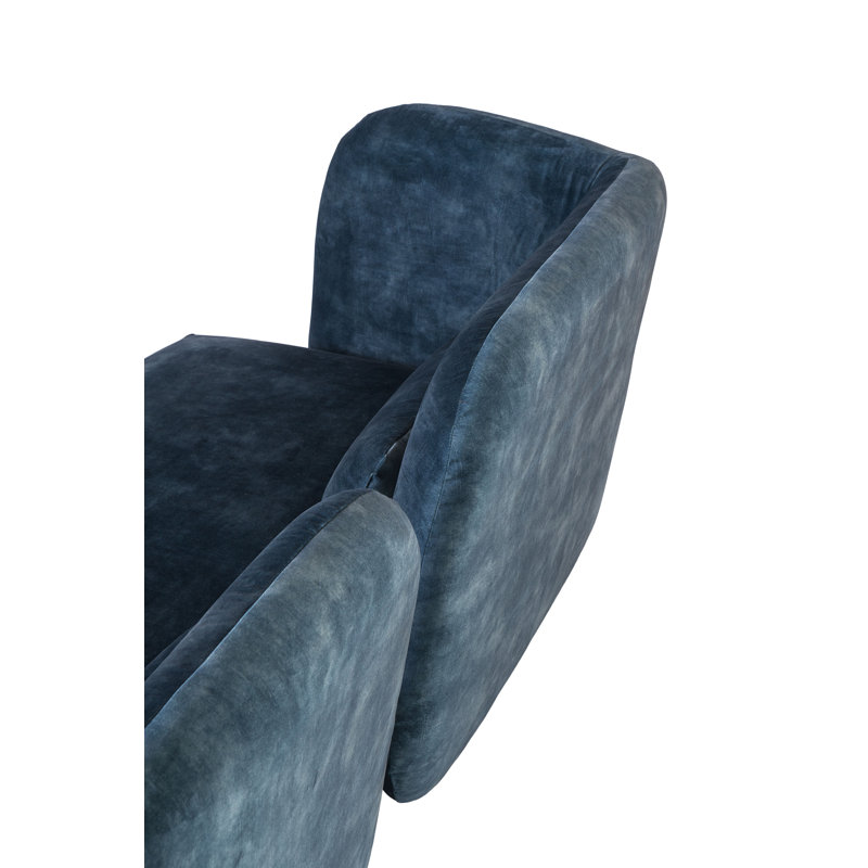 Fat-A Velvet Sofa, 28.8" H x 71" W x 32.7" D