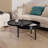 Modern Round Wood Rotating Tray Coffee Table With Storage-1995468661