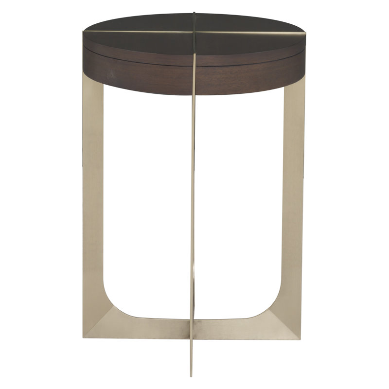 Goddard Round Drink Table, 23" H x 16" W x 16" D