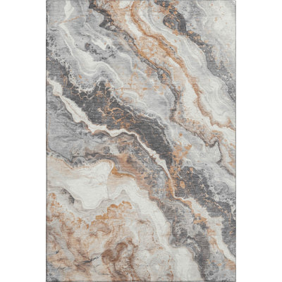 Premium Machine Washable Varroville AMF1709 Abstract Rug