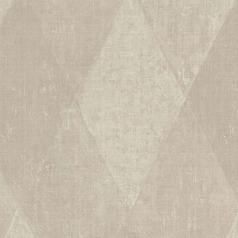Concord Wallcoverings Textured Wallpaper Geometric Featuring Rhonbuses, 35325, Beige