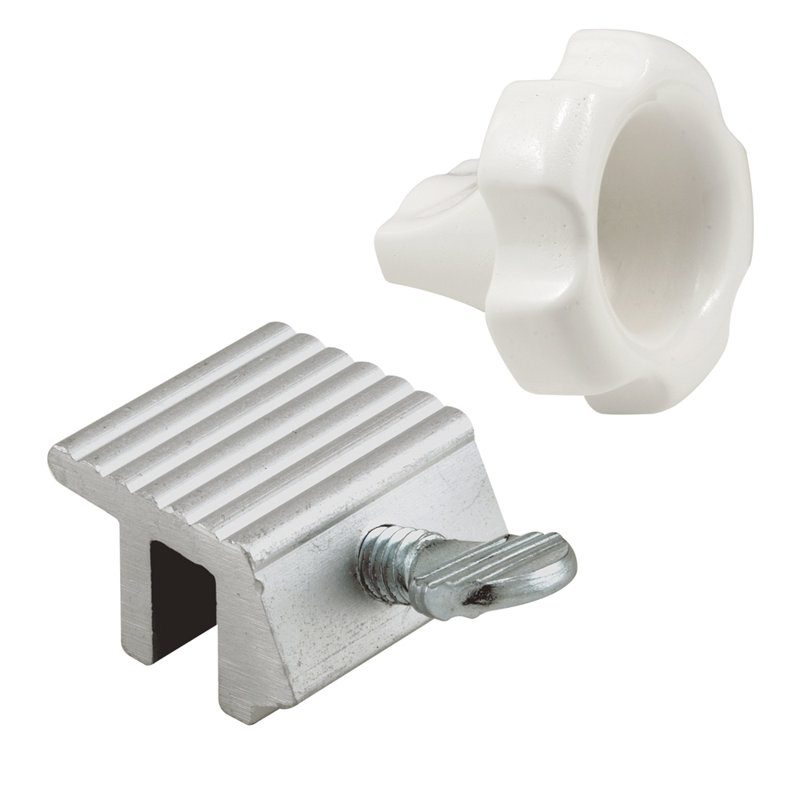 Clé de verrouillage et serrure de fenêtre Prime-Line, finition blanche (paquet de 1)