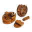 Boîte à puzzle en bois décoratif auspicious elayanti Lucana