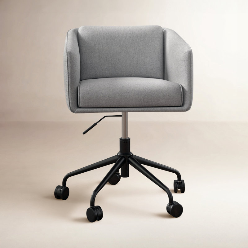 Radius Task Chair, Bayview Silver Performance Twill