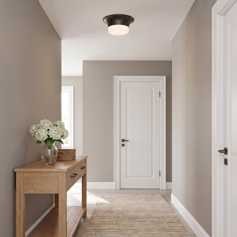 Dartmore 2 - Light Flush Mount, Aged Iron