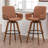 Modern Upholstered swivel counter stool-100410236-100410224