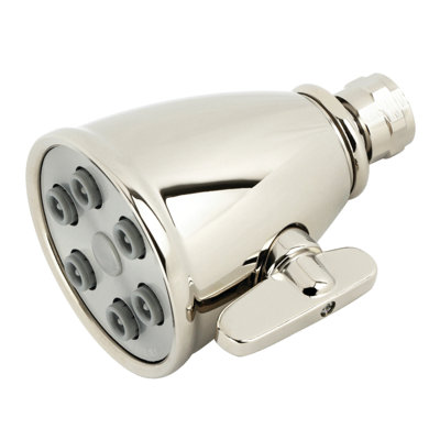 Kingston Brass Shower Scape 2-15/16-Inch Round Adjustable Jet Spray Brass Shower Head