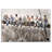 Lunch Atop Of A Skyscraper With Colour - Wrapped Canvas Print-71083706