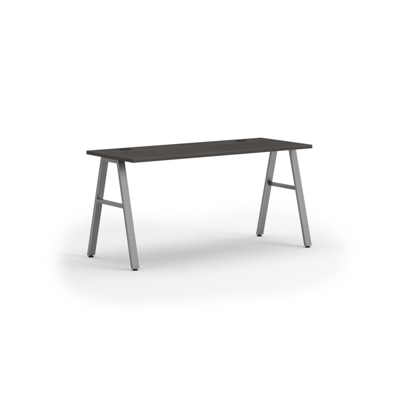 Bureau Mod A, H 29,23 po x l 48 po x P 24 po, Teck ardoise / gris