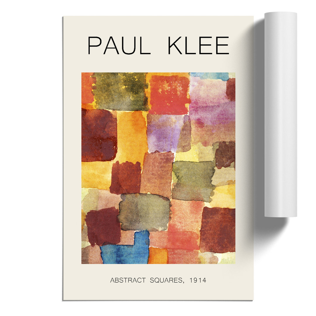 Squares Print by Paul Klee - Frameless Print