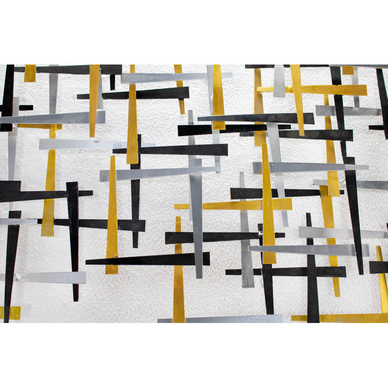 Handmade Glam Abstract Wall Decor on Metal