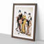 Masquerading as Komuso by Torii Kiyonaga - Picture Frame Painting Print-55575738-55575739