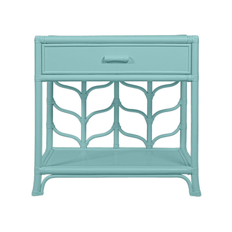 Ivy 1 - Drawer Nightstand, Turquoise