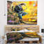 Homme avec tapisserie de saxophone-28484198