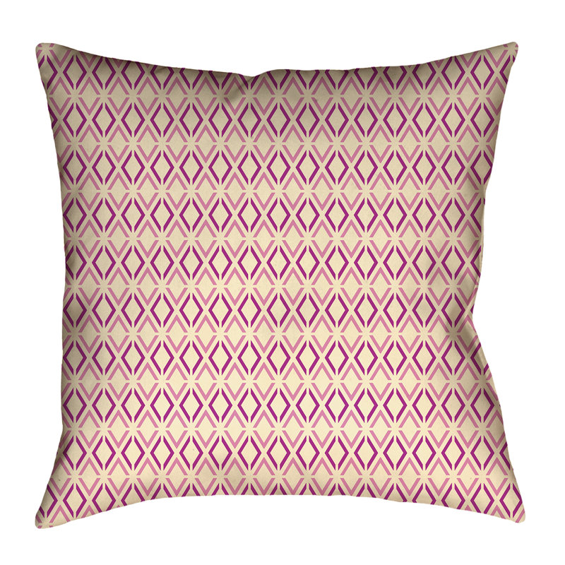 Housse de coussin Katelyn Elizabeth, 18 po x 18 po, Mauve, Polyester