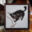 Miam ! Trousse de point de croix comptée Chat tigré rigolo par RTO C368