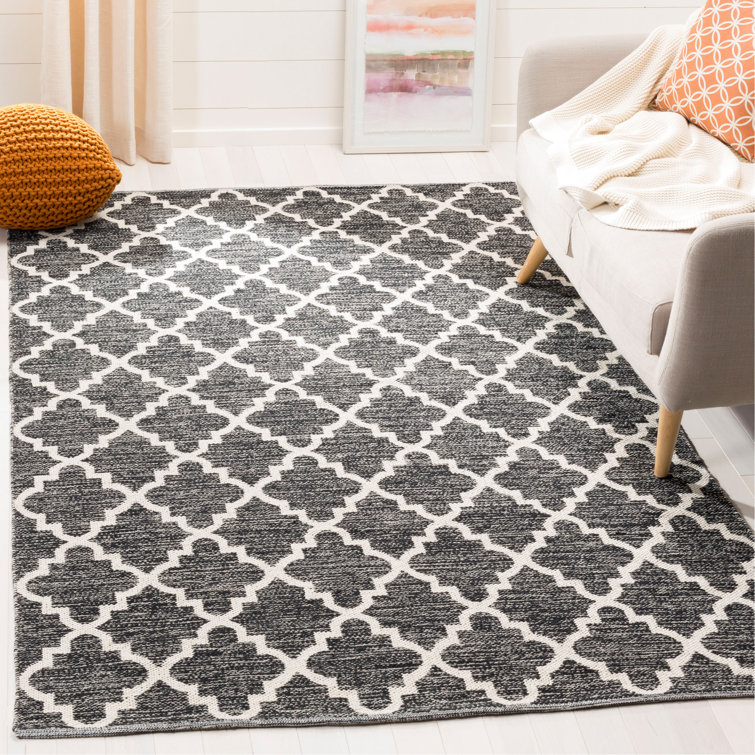 Lockbourne Hand Woven Cotton Geometric Rug