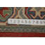 Tapis oriental à motif de teinture végétale Kazak rouge 8 x 10