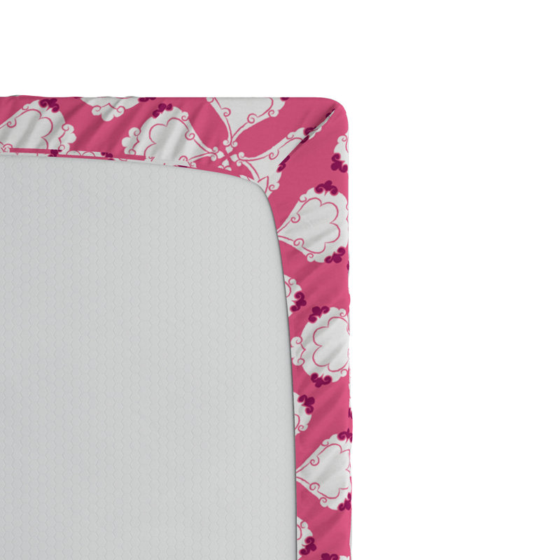 Microfiber Floral Fitted Sheet, Twin XL Fitted Sheet
