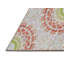 Tapis vert/rouge tissé à la machine-1771576552