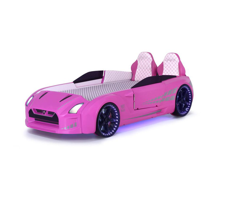 Lit simple Aareon par Zoomie Kids, Rose