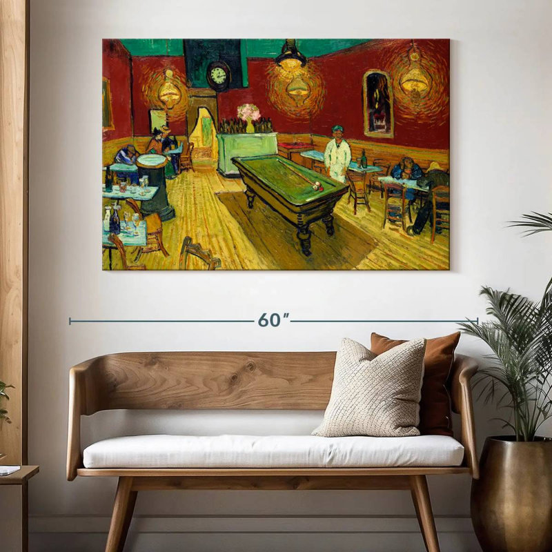 Senne The Night Cafe, H 34 po x l 51 po