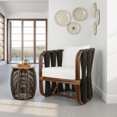 Avalee Rattan Accent Arm Chair