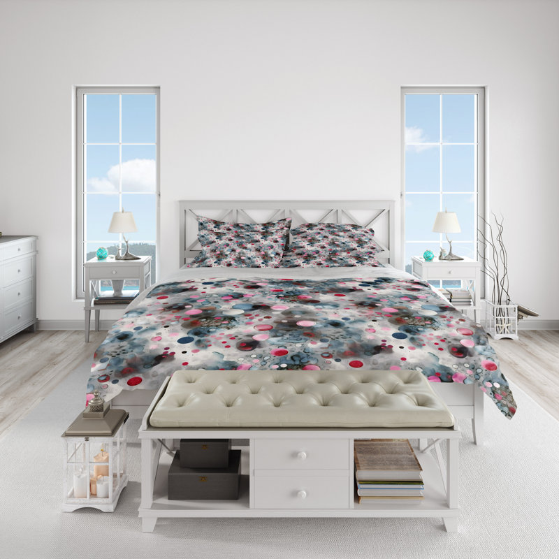 Abstract Duvet Cover, Twin Duvet Cover + 1 Queen Sham